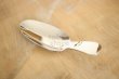 Photo5: Japanese green tea leaves spoon ellipse stainless 9.5cm (5)