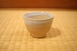 Photo7: Hagi yaki ware Japanese tea pot cups set Himec with stainless tea strainer 340ml (7)