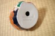 Photo5: Japanese Lucky Cat Kutani Porcelain Maneki Neko fu mori pair H11.5cm (5)