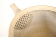 Photo8: Tokoname Japanese tea pot Gyokko pottery tea strainer flat shape yakishime 240ml (8)