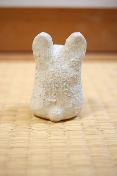 Photo7: French Bulldog Shigaraki pottery Japanese doll H8cm (7)