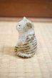 Photo8: sit cat neko Shigaraki pottery Japanese doll S H7.5cm (8)