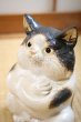 Photo10: Shigaraki Japanese pottery figurine Boss cat H 22.5 cm  (10)