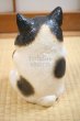 Photo7: Shigaraki Japanese pottery figurine Boss cat H 22.5 cm  (7)