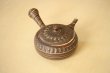 Photo10: Tokoname Japanese tea pot kyusu Tosen carved nerikomi 340ml (10)