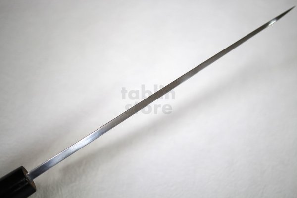 Photo4: SAKAI TAKAYUKI Japanese knife Tokujou Yasuki white-2 steel Mioroshi Deba variety of sizes (4)