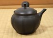 Photo5: Tokoname Japanese tea pot Hokuryu ceramic tea strainer nota black 270ml (5)