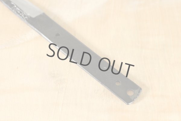 Photo4: Shokei blank blade Kurouchi white 2 steel Hanmaru Tanto Fixed Blade Knife 70mm (4)