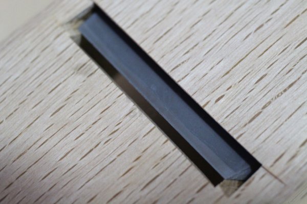 Photo4: Tsunesaburo Meigoryomou Aogami Blue super steel Rentetsu smoothing plane kanna (4)