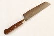 Photo4: Sakai Takayuki Damascus 33 Layer Desert Ironwood Sugihara Handle Nakiri knife 160mm (4)