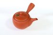 Photo9: Tokoname tea pot kyusu Jinsui Kiwami shudei red natsume 350ml (9)