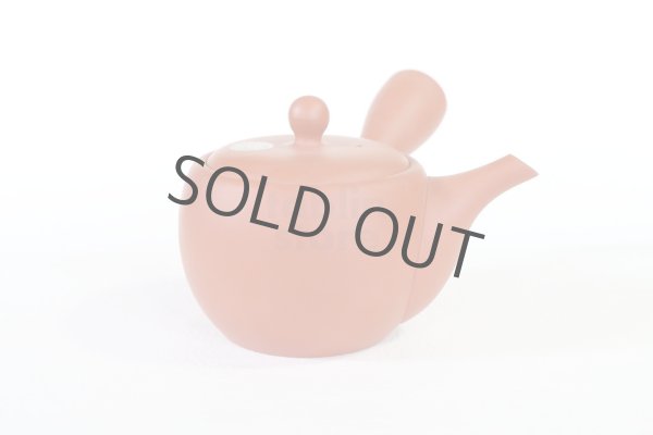 Photo8: Tokoname tea pot kyusu Jinsui Kiwami shudei red natsume 350ml (8)