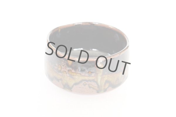 Photo6: Mino ware pottery Japanese tea ceremony bowl Matcha chawan bekko glaze miyabi (6)