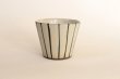 Photo2: Shigaraki Japanese pottery sake cup tumbler tsuchi togusa blue line 320ml (2)