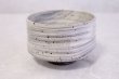 Photo2: Shigaraki pottery Japanese tea ceremony bowl white glaze hakeme matcha chawan (2)