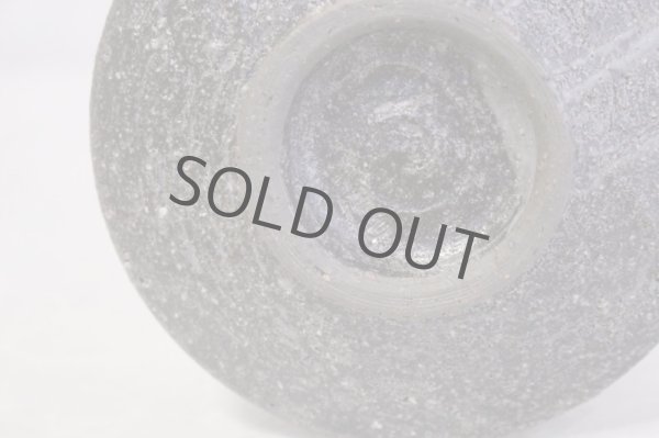 Photo5: Shigaraki pottery Japanese tea ceremony bowl white glaze kakewake matcha chawan (5)