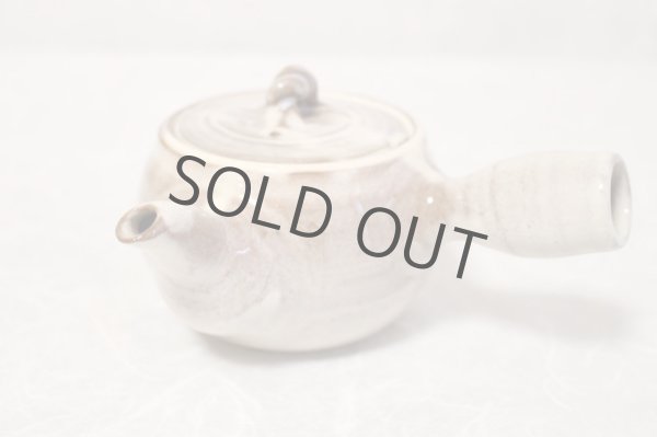 Photo12: Hagi ware Senryuzan climbing kiln Japanese tea pot kyusu hinerite 360ml (12)