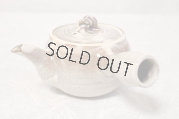 Photo10: Hagi ware Senryuzan climbing kiln Japanese tea pot kyusu hinerite 360ml (10)