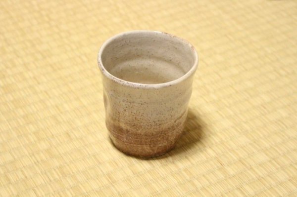 Photo4: Hagi Senryuzan climbing kiln Japanese pottery tumbler shochu kama ni set of 2 (4)