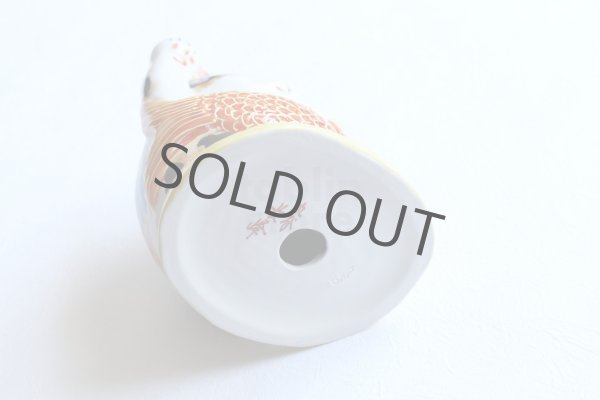 Photo5: Japanese Lucky Cat Kutani Porcelain Maneki Neko yonhachi oukoku H 14.5cm  (5)