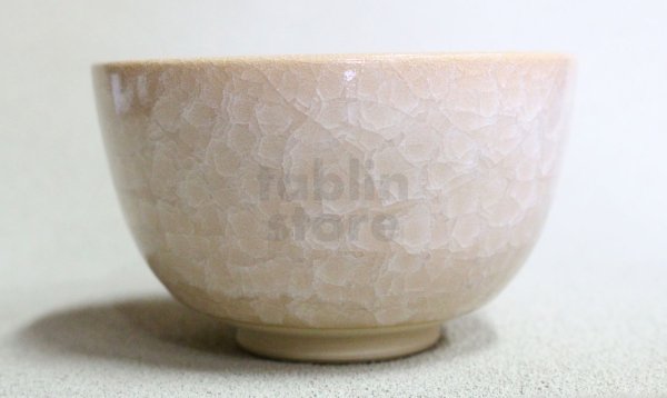 Photo6: Kiyomizu Japanese pottery tea ceremony bowl matcha chawan tsuchi hyoretsu Junzo (6)