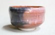 Photo1: Aka Raku ware noten red Shoraku Sasaki Japanese matcha tea ceremony bowl (1)