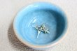 Photo3: Kiyomizu porcelain Japanese sake guinomi Junzo Okayama seiji blue craze origami bird cup (3)