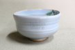 Photo5: Kiyomizu Japanese pottery tea ceremony matcha bowl chawan Ryoji light blue plum (5)