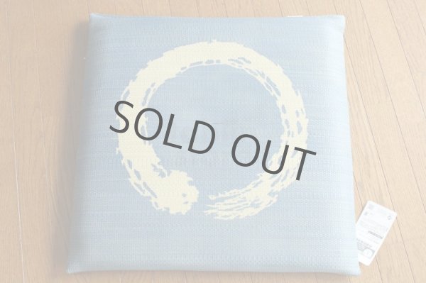 Photo7: Japanese rush grass floor pillow cushion zabuton enso ozeki lb 55 x 55cm (7)