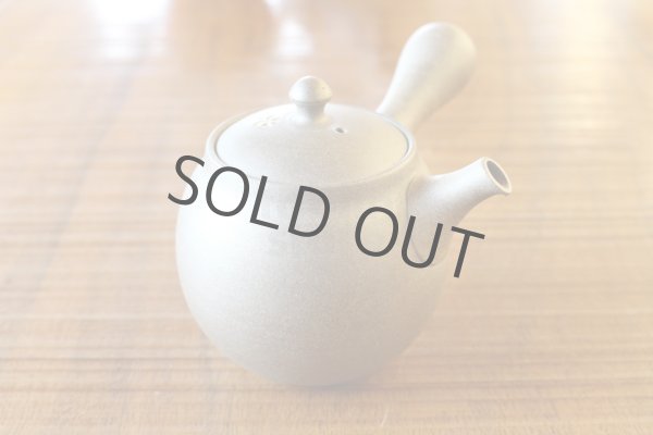 Photo2: Tokoname pottery YT Japanese tea pot kyusu yakishime Yutaka sakura 200ml (2)