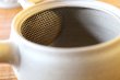 Photo11: Tokoname pottery YT Japanese tea pot kyusu yakishime Yutaka karakusa 300ml (11)