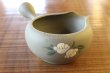 Photo1: Tokoname pottery YT Japanese Yusamashi tea tool Shunjyu flower camellia 360ml (1)