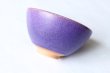 Photo6: Kiyomizu sd pottery Japanese matcha tea ceremony bowl murasaki shikibu purple (6)