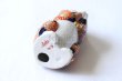 Photo5: Japanese Lucky Cat Kutani Porcelain Maneki Neko Akamori negai H11.5cm (5)