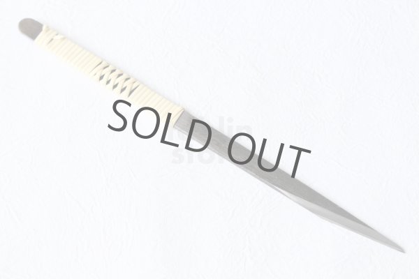 Photo9: Kiridashi Fruit Vegetable Carving knife Okeya Fujimaki thin white 2 steel (9)