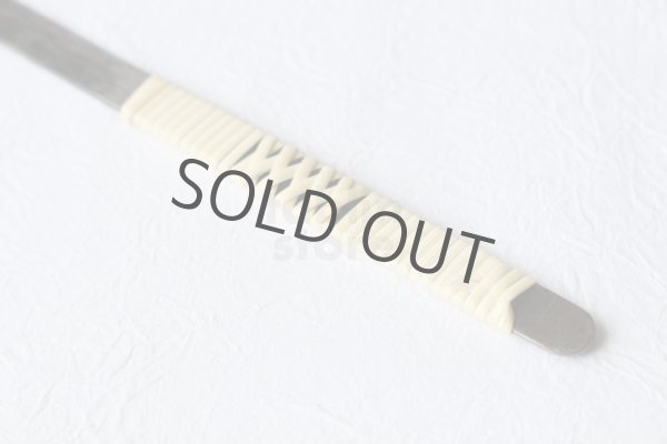 Photo3: Kiridashi Fruit Vegetable Carving knife Okeya Fujimaki thin white 2 steel (3)