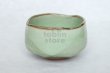 Photo3: Mino yaki ware Japanese tea bowl green glaze chawan Matcha Green Tea (3)