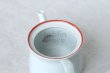 Photo6: Hasami Porcelain Japanese tea pot line S type strainer red 400ml (6)