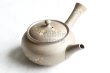 Photo8: Tokoname Japanese tea pot kyusu YT Yakishime butterfly sakura Seiho 300ml (8)