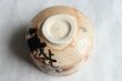 Photo9: Kutani porcelain Japanese Matcha chawan tea bowl plum flower kohaku (9)