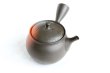 Photo10: Tokoname Japanese tea pot kyusu YT black yohen Shoryu 390ml (10)