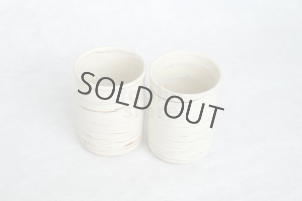 Photo8: Tokoname Japanese tea cups kumi Yunomi Nerikomi Kenji (8)