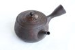 Photo8: Tokoname YT Japanese tea pot kyusu Gyokko pottery tea strainer hidasuki 150ml (8)