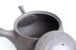 Photo7: Tokoname YT Japanese tea pot kyusu Gyokko pottery tea strainer hidasuki 150ml (7)