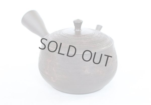 Photo1: Tokoname YT Japanese tea pot kyusu Gyokko pottery tea strainer hidasuki 150ml (1)