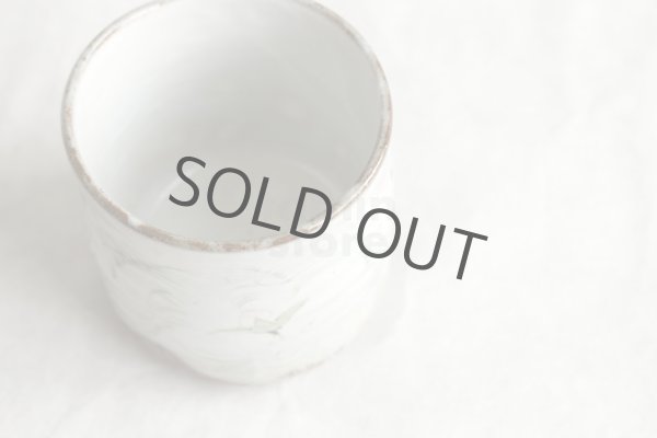 Photo10: Kutani Porcelain yunomi tea cup pottery tumbler cosumosu 380ml (10)