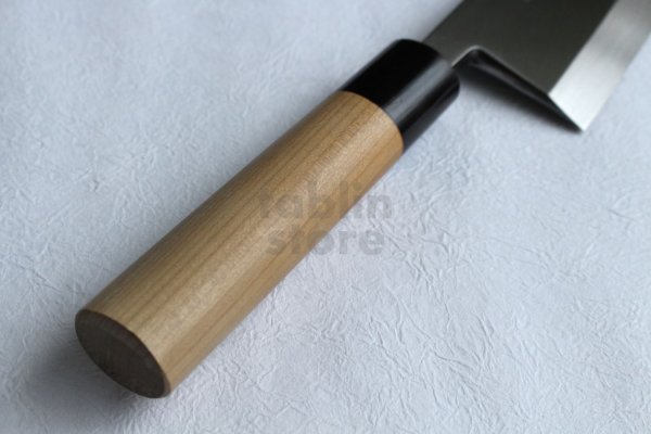Photo11: Honyaki water quenching SAKAI TAKAYUKI Deba knife Yasuki White-2 steel (11)