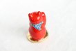 Photo7: Japanese Lucky Cat Kutani Porcelain Maneki Neko red  kobannori H 10cm (7)