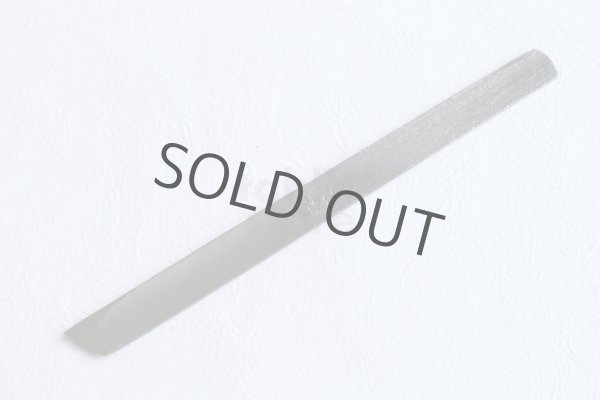 Photo9: Kiridashi shiragaki kogatana wood grain Takao Shibano Japanese Knife yasuki blue-2 steel 12mm (9)