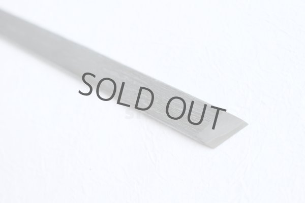 Photo6: Kiridashi shiragaki kogatana wood grain Takao Shibano Japanese Knife yasuki blue-2 steel 12mm (6)